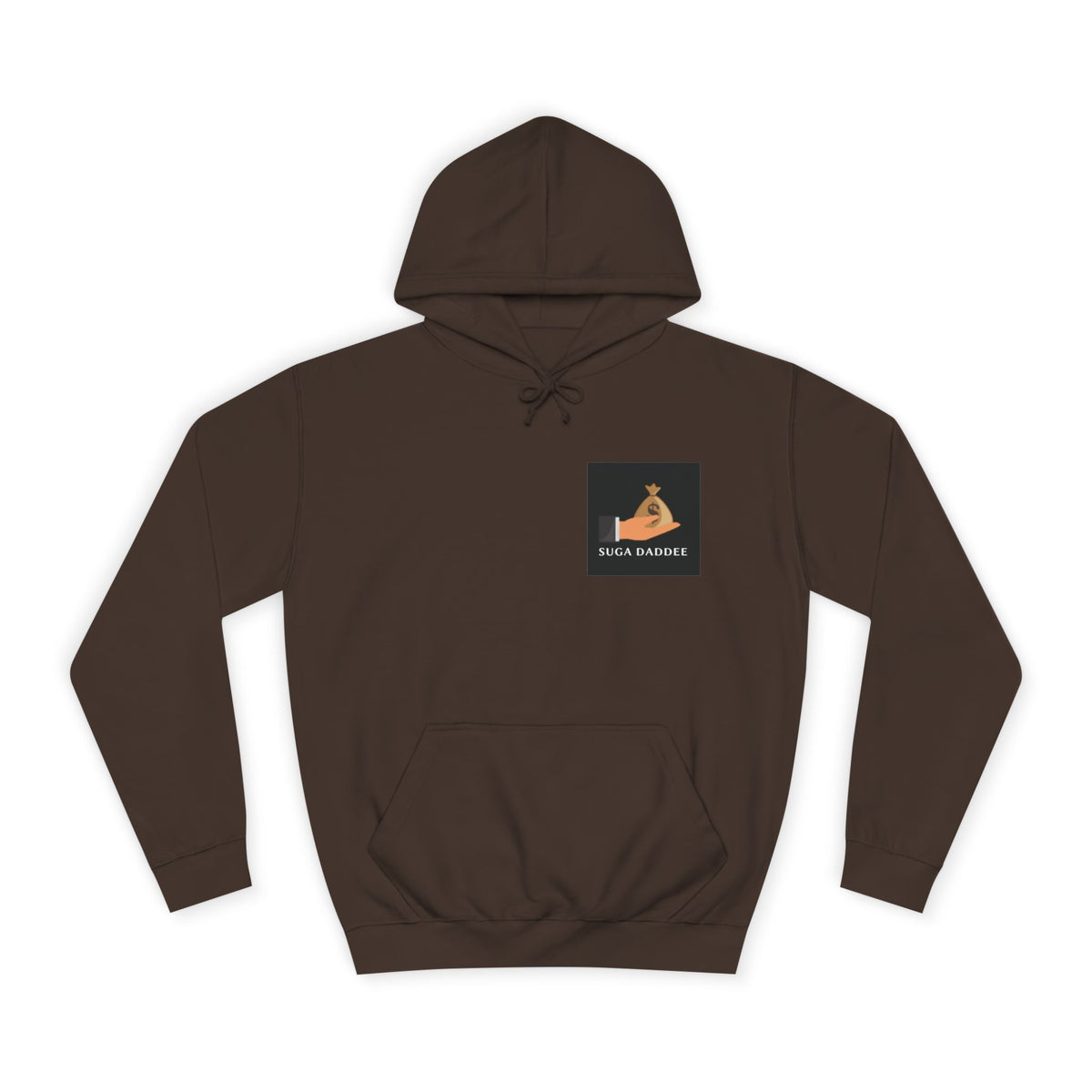 College Hoodie — Retro 'Watch n Learn Gold' Graphic Pullover