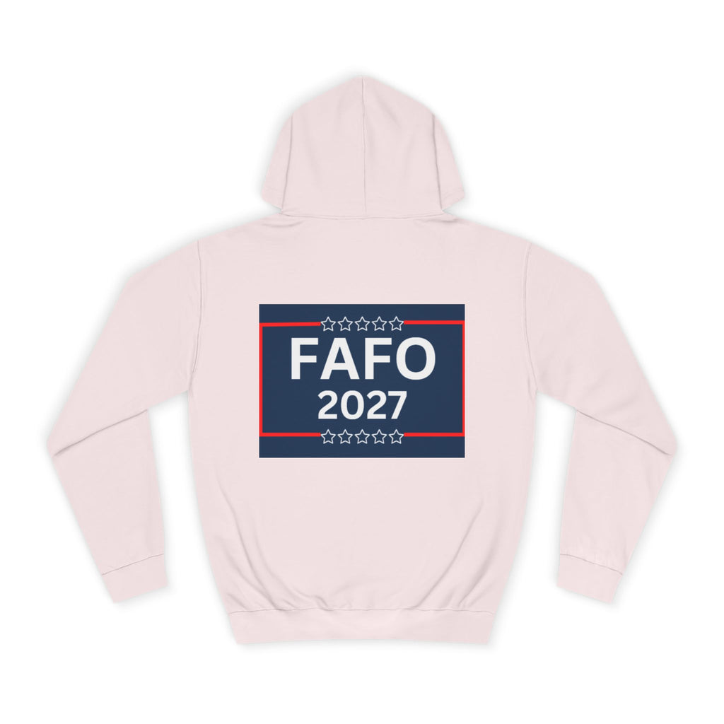 M&H Hoodie — "FAFO27" Graphic College Pullover