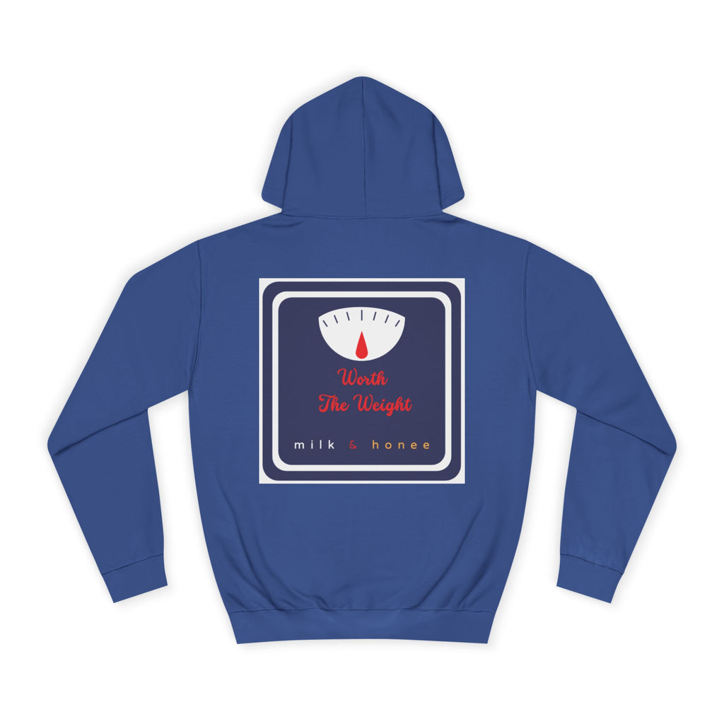M&H Hoodie — "Worth" Graphic College Pullover