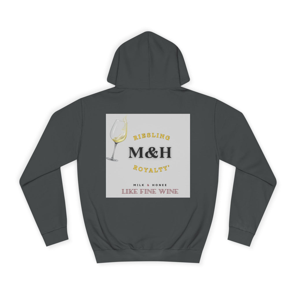 Wine Club Hoodie — "M&H Ries" Graphic College Pullover