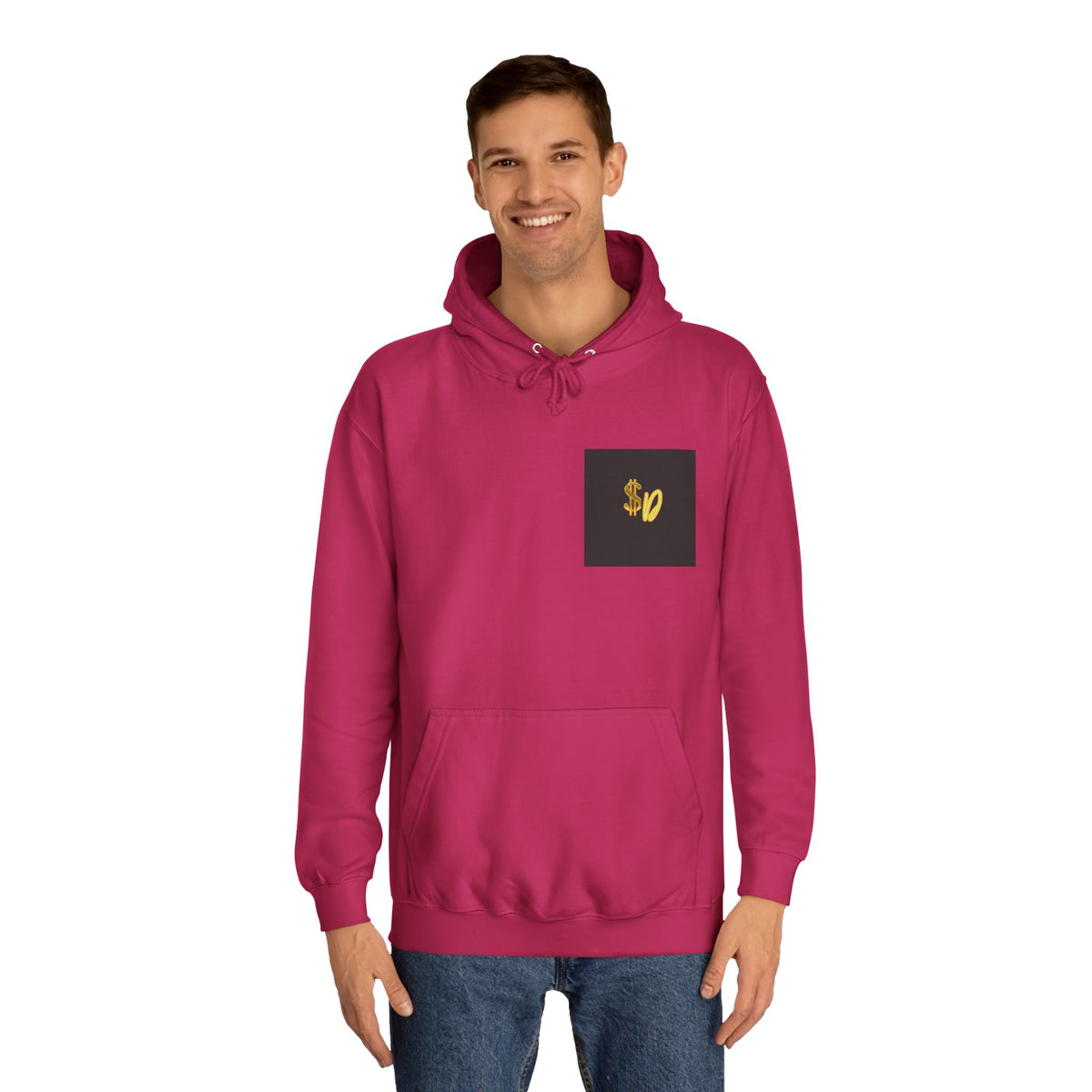 College Hoodie — Retro 'Kiss' Graphic Pullover