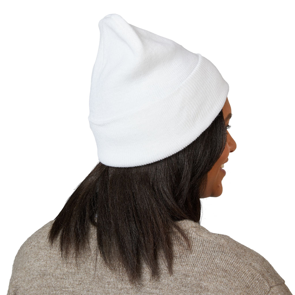 M&H WINE CLUB Cuffed Beanie — Classic Knit Winter Hat