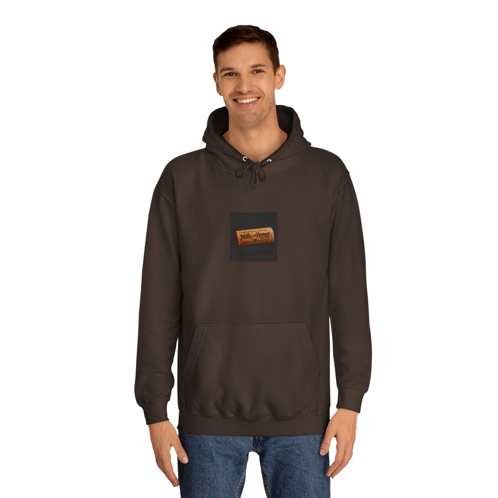 Wine Club Hoodie — "M&H Ries" Graphic College Pullover