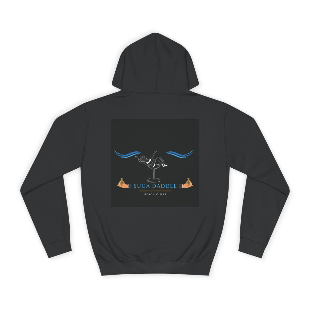 College Hoodie — Retro 'Beach Club' Graphic Pullover