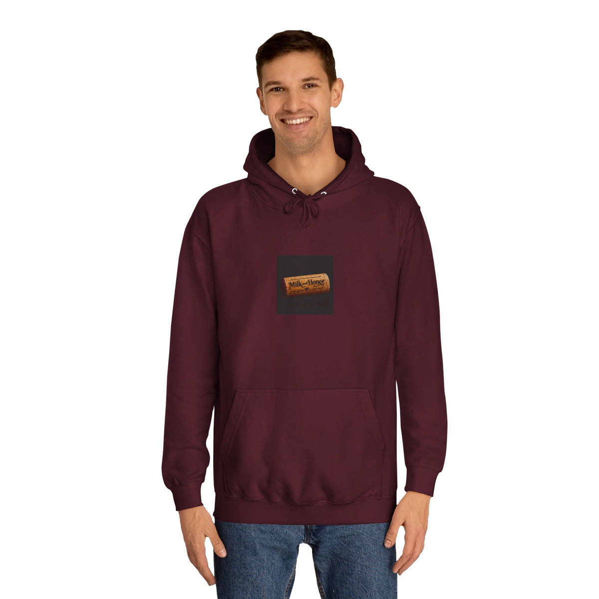 Wine Club Hoodie — "M&H Rose 2" Graphic College Pullover