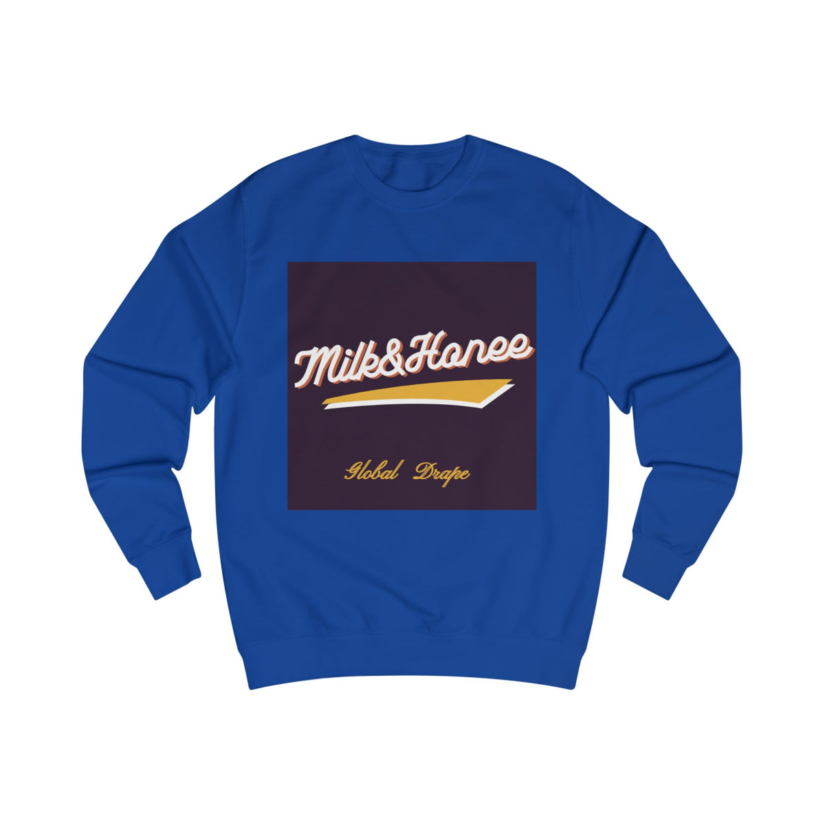 "Milk & Honee" Retro Script Logo Crewneck