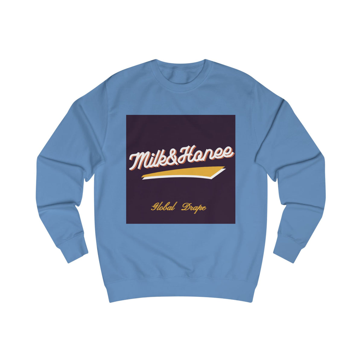 "Milk & Honee" Retro Script Logo Crewneck