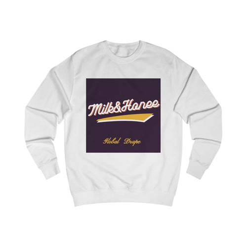 "Milk & Honee" Retro Script Logo Crewneck