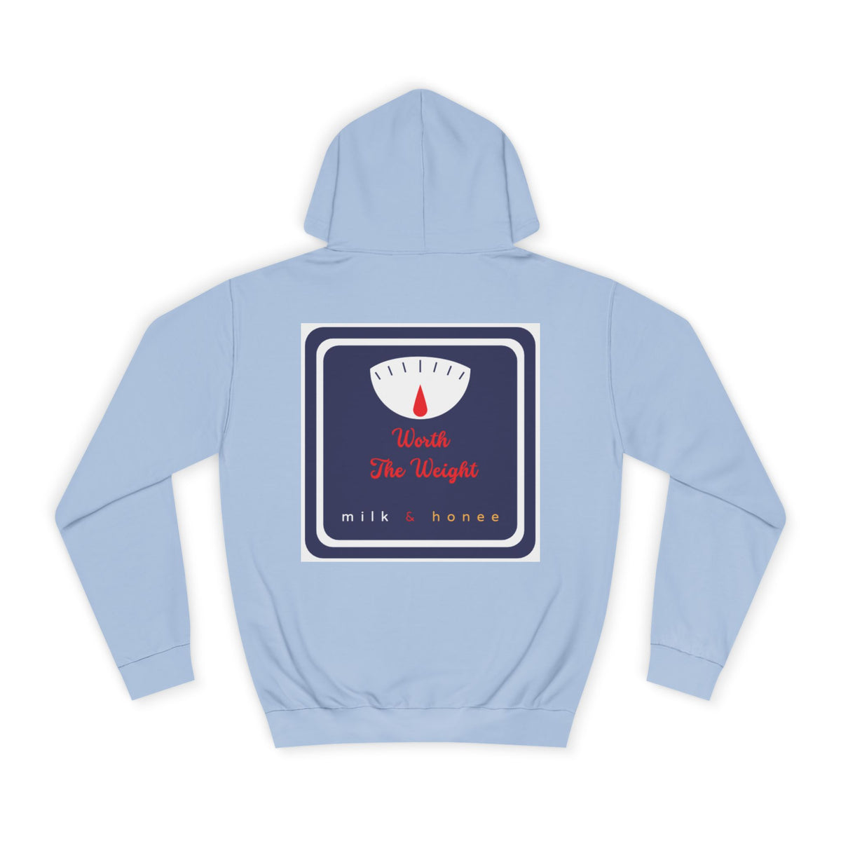 M&H Hoodie — "Worth" Graphic College Pullover