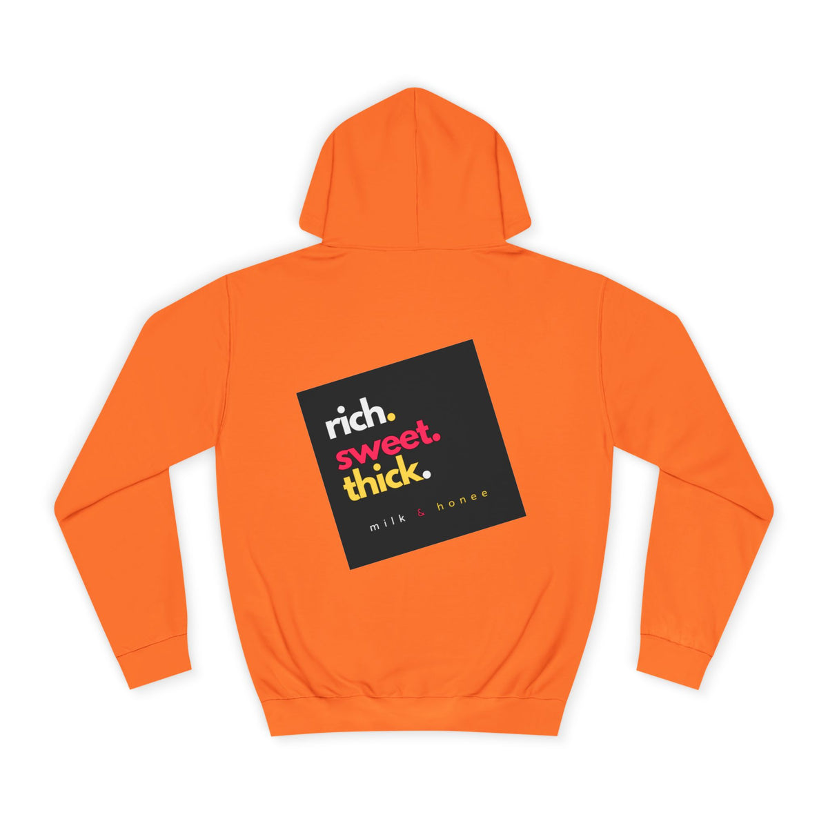 "Rich Sweet Thick" Graphic College Pullover