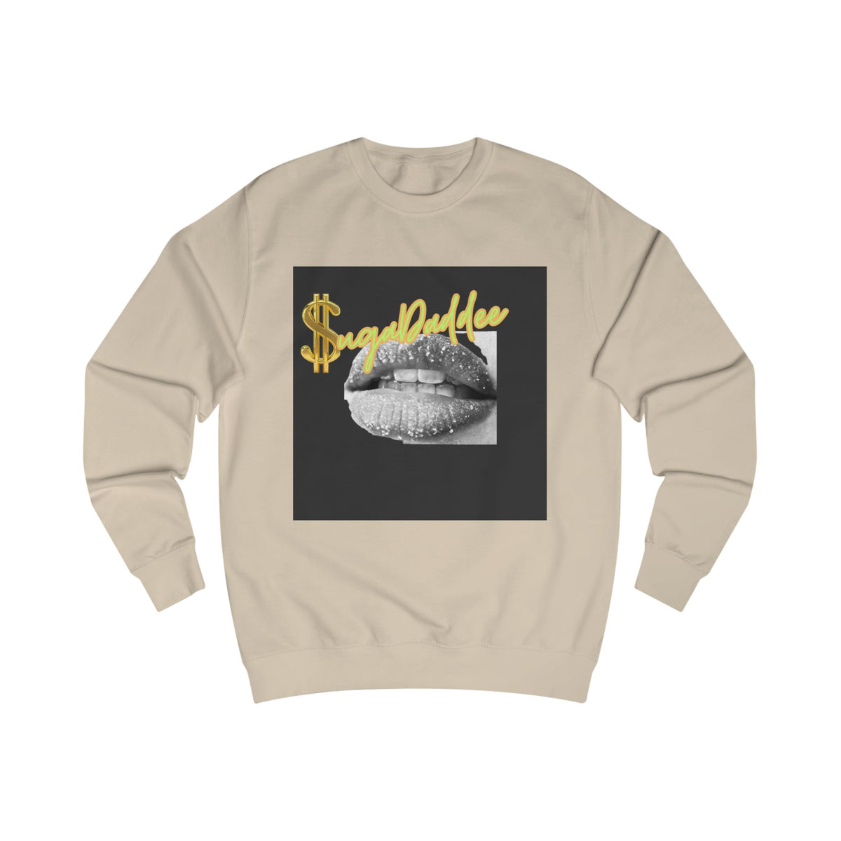 SugaDaddy Neon Lips Sweatshirt — Graphic Luxe Crewneck