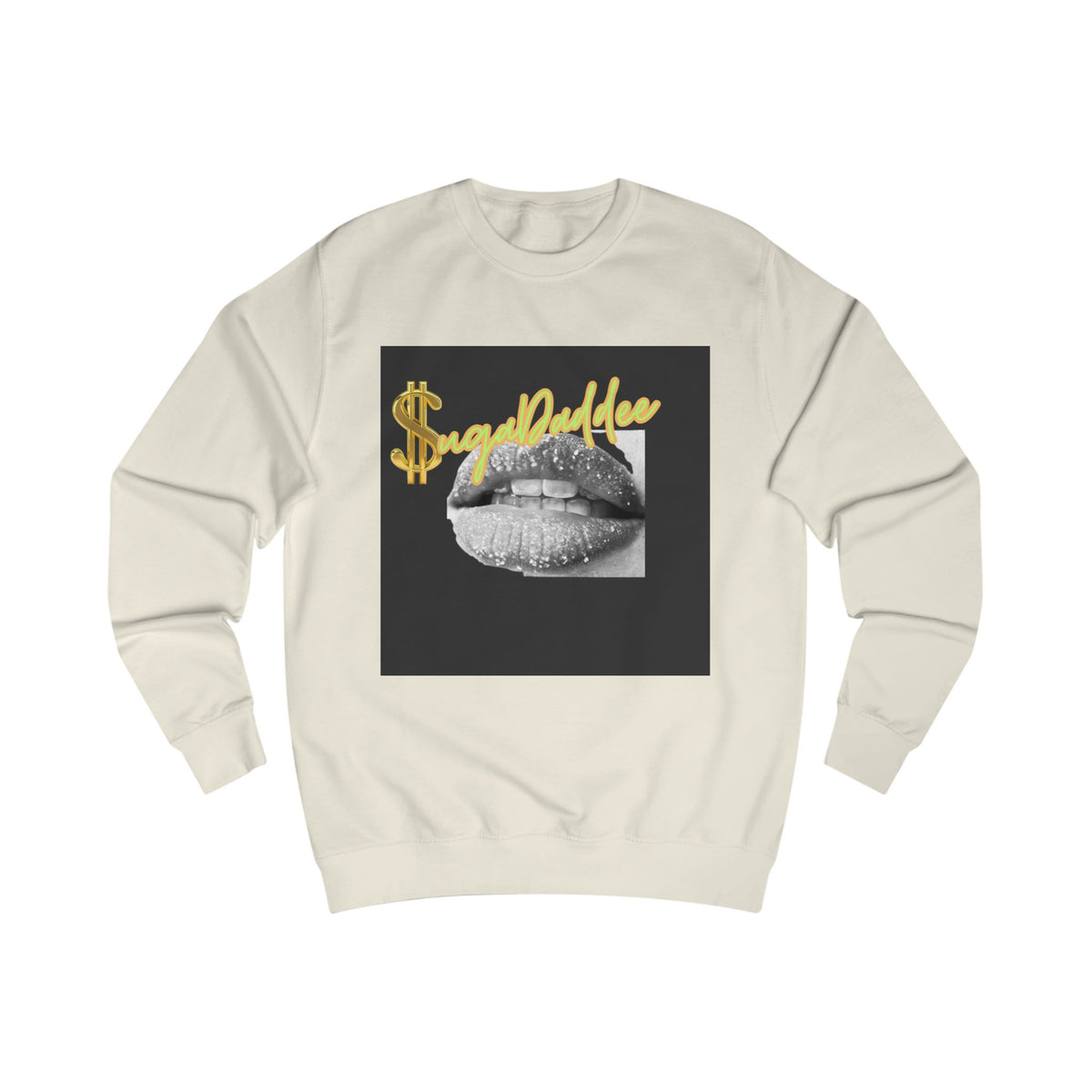 SugaDaddy Neon Lips Sweatshirt — Graphic Luxe Crewneck