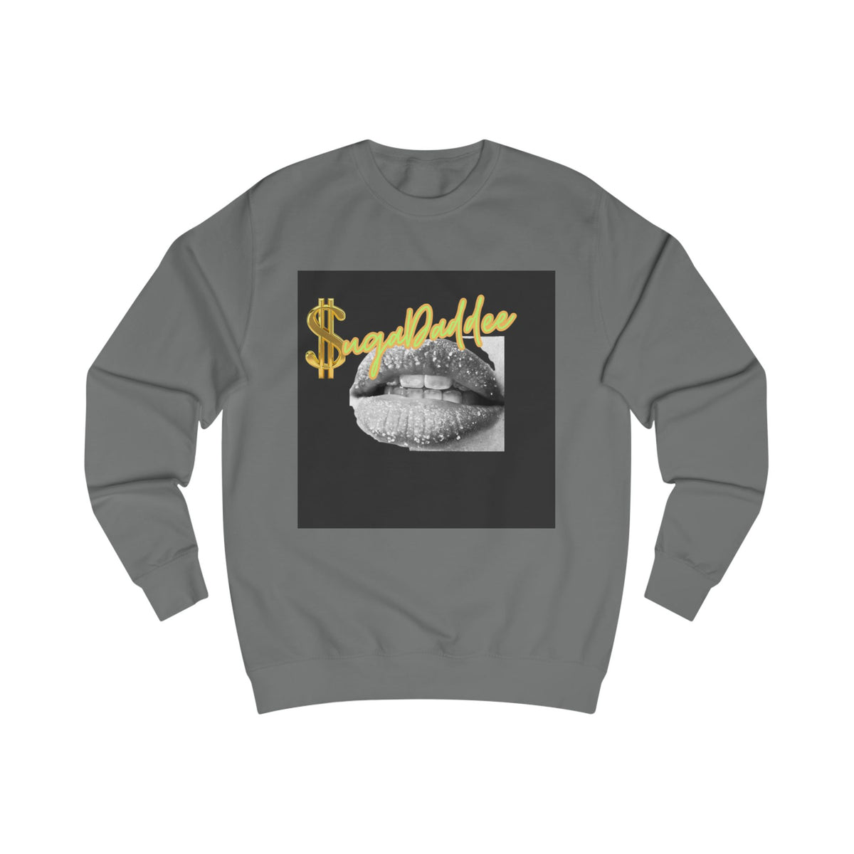SugaDaddy Neon Lips Sweatshirt — Graphic Luxe Crewneck