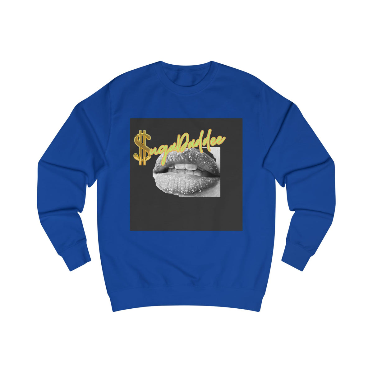 SugaDaddy Neon Lips Sweatshirt — Graphic Luxe Crewneck