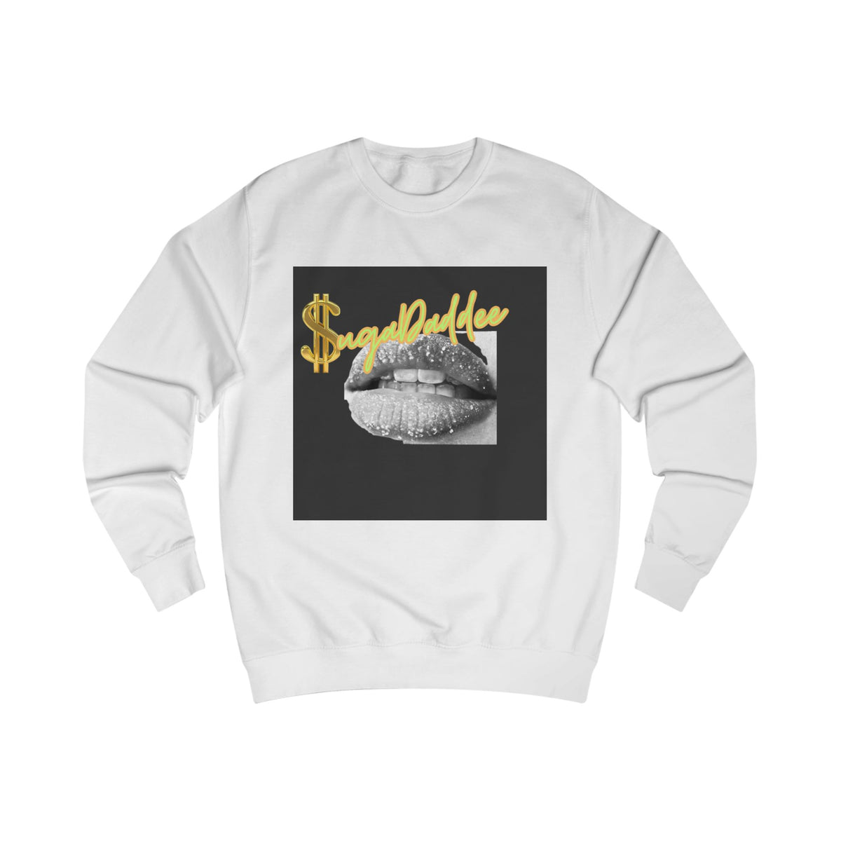 SugaDaddy Neon Lips Sweatshirt — Graphic Luxe Crewneck
