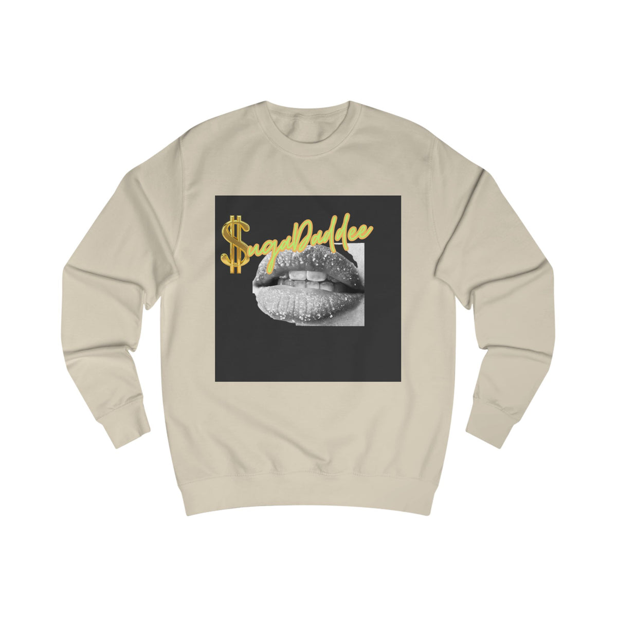 SugaDaddy Neon Lips Sweatshirt — Graphic Luxe Crewneck
