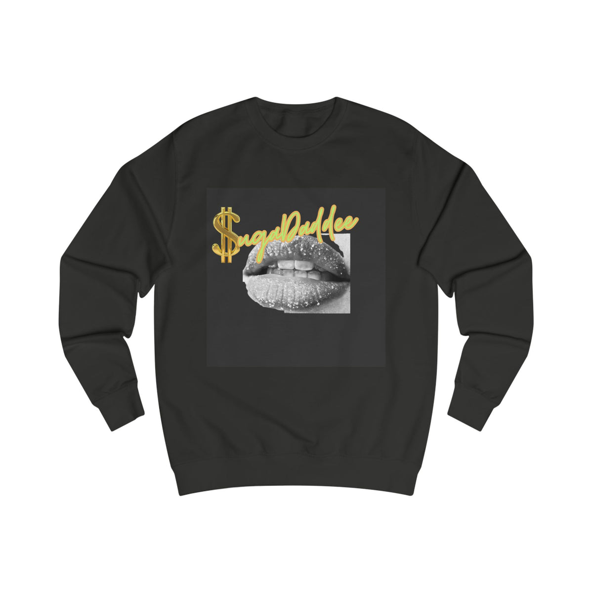 SugaDaddy Neon Lips Sweatshirt — Graphic Luxe Crewneck