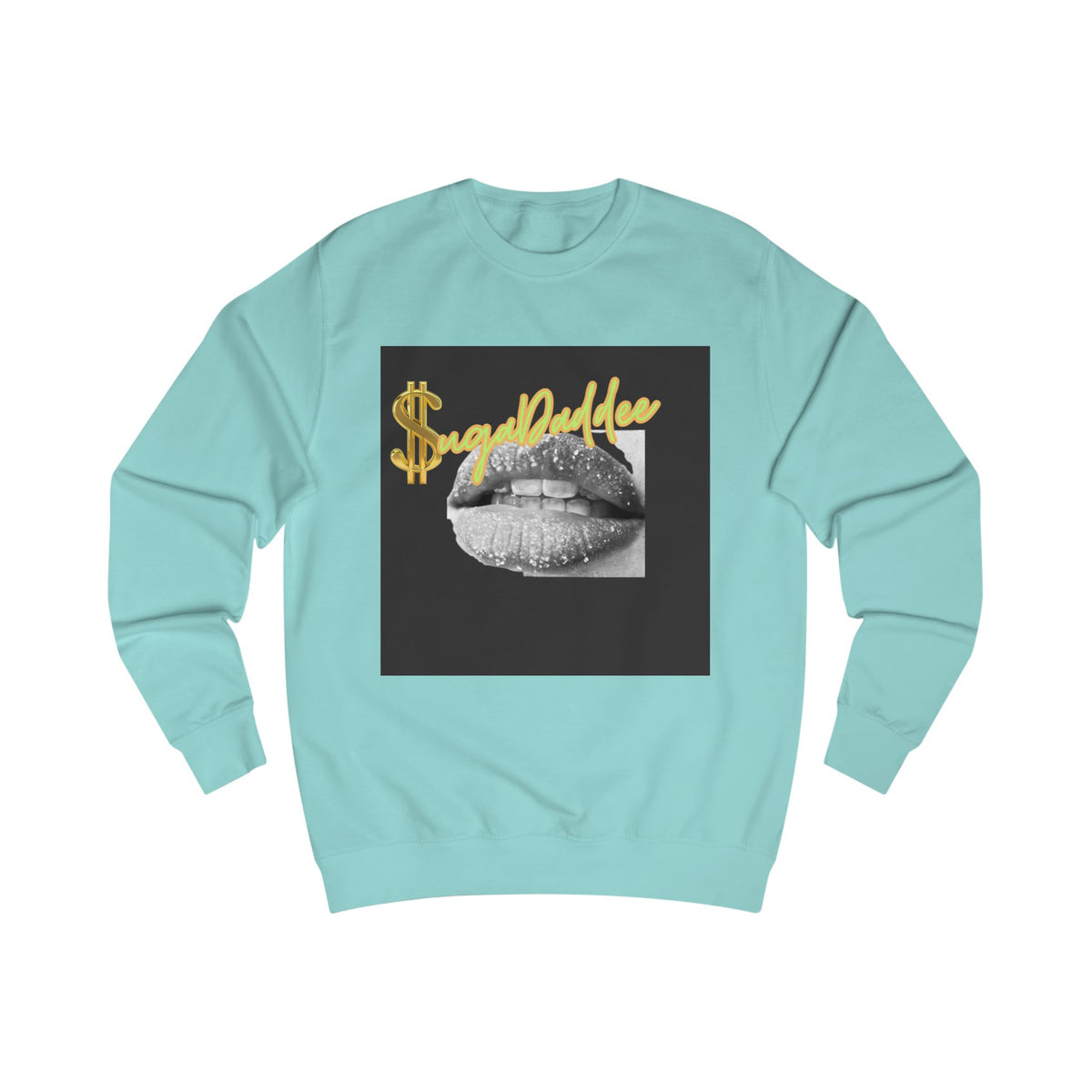 SugaDaddy Neon Lips Sweatshirt — Graphic Luxe Crewneck
