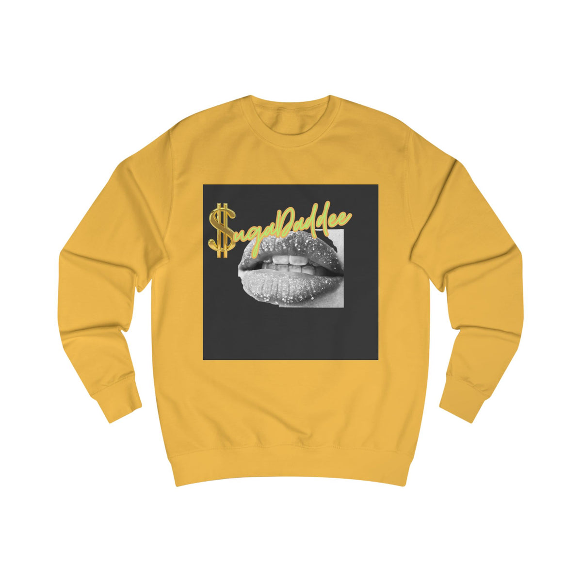 SugaDaddy Neon Lips Sweatshirt — Graphic Luxe Crewneck