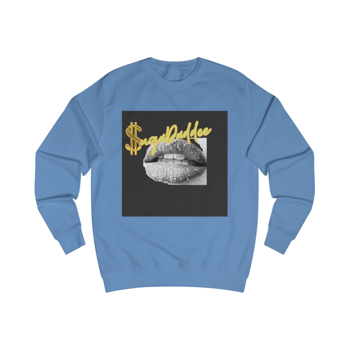 SugaDaddy Neon Lips Sweatshirt — Graphic Luxe Crewneck