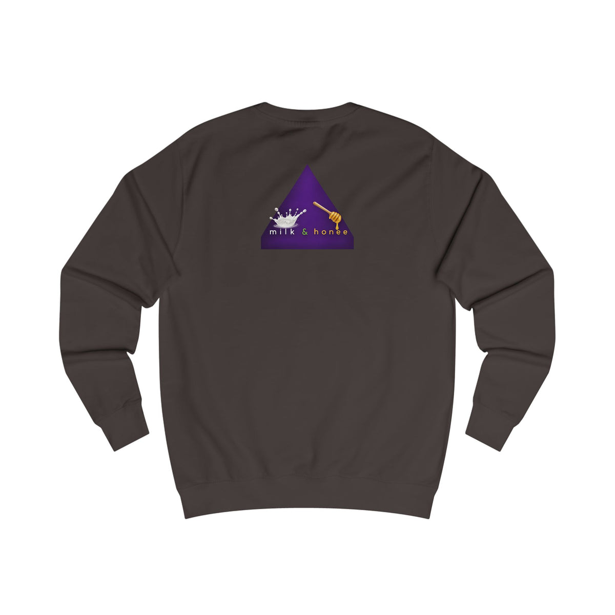 "rich. sweet. thick." Milk & Honee Graphic Crewneck