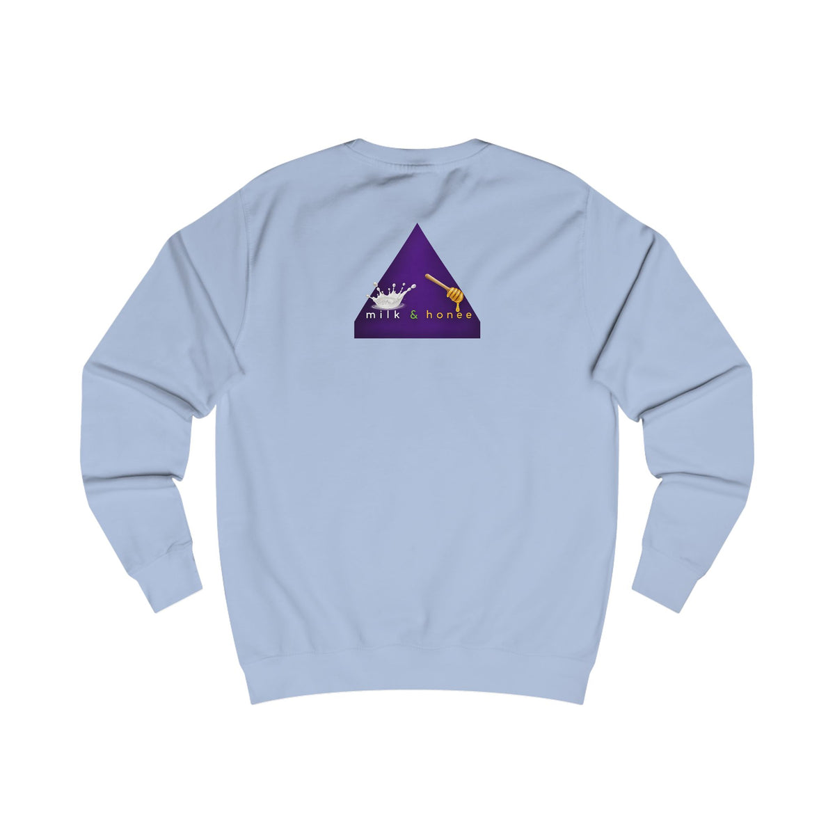 "rich. sweet. thick." Milk & Honee Graphic Crewneck