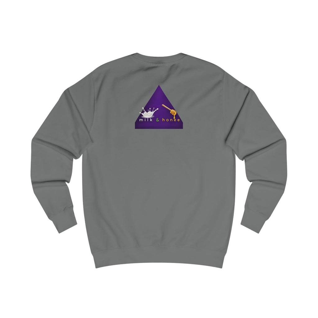 "rich. sweet. thick." Milk & Honee Graphic Crewneck