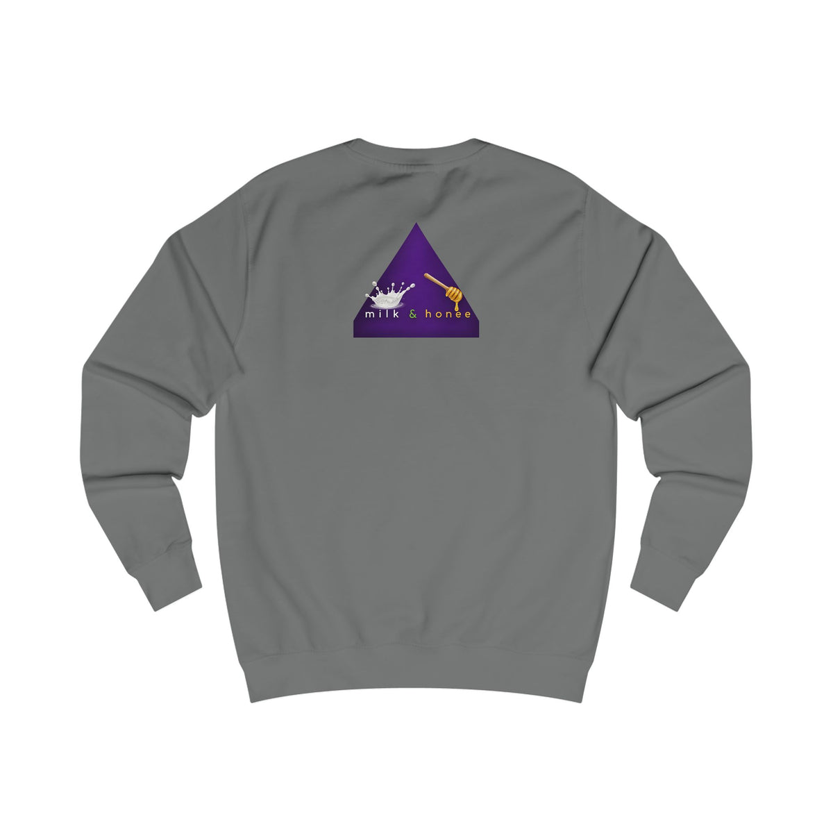 "rich. sweet. thick." Milk & Honee Graphic Crewneck