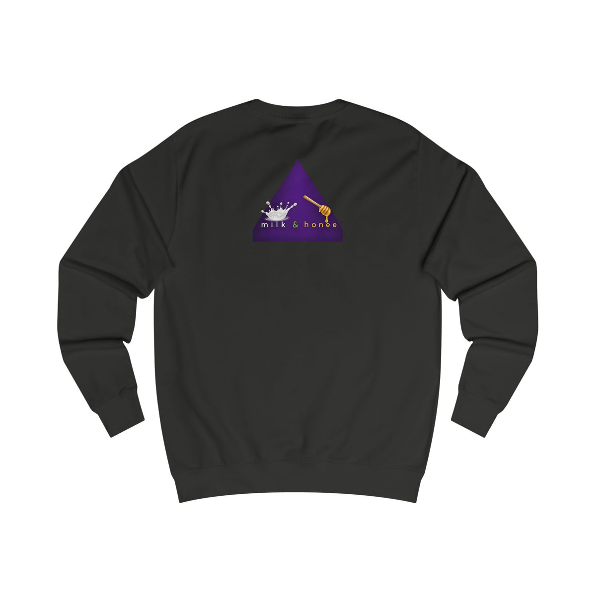 "rich. sweet. thick." Milk & Honee Graphic Crewneck