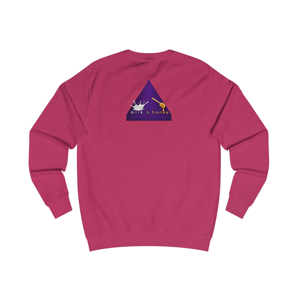 "rich. sweet. thick." Milk & Honee Graphic Crewneck