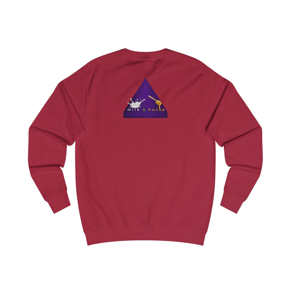 "rich. sweet. thick." Milk & Honee Graphic Crewneck