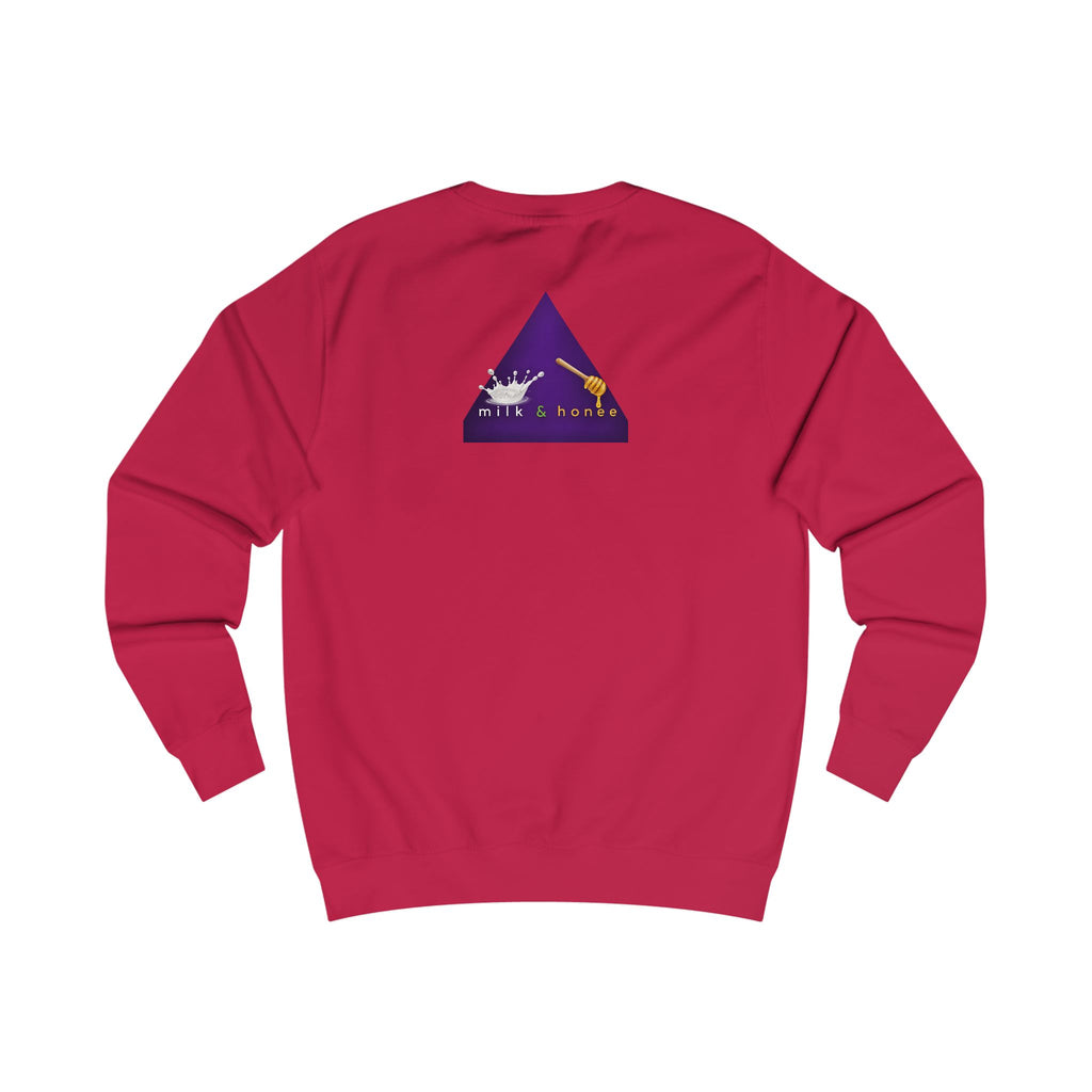 "rich. sweet. thick." Milk & Honee Graphic Crewneck