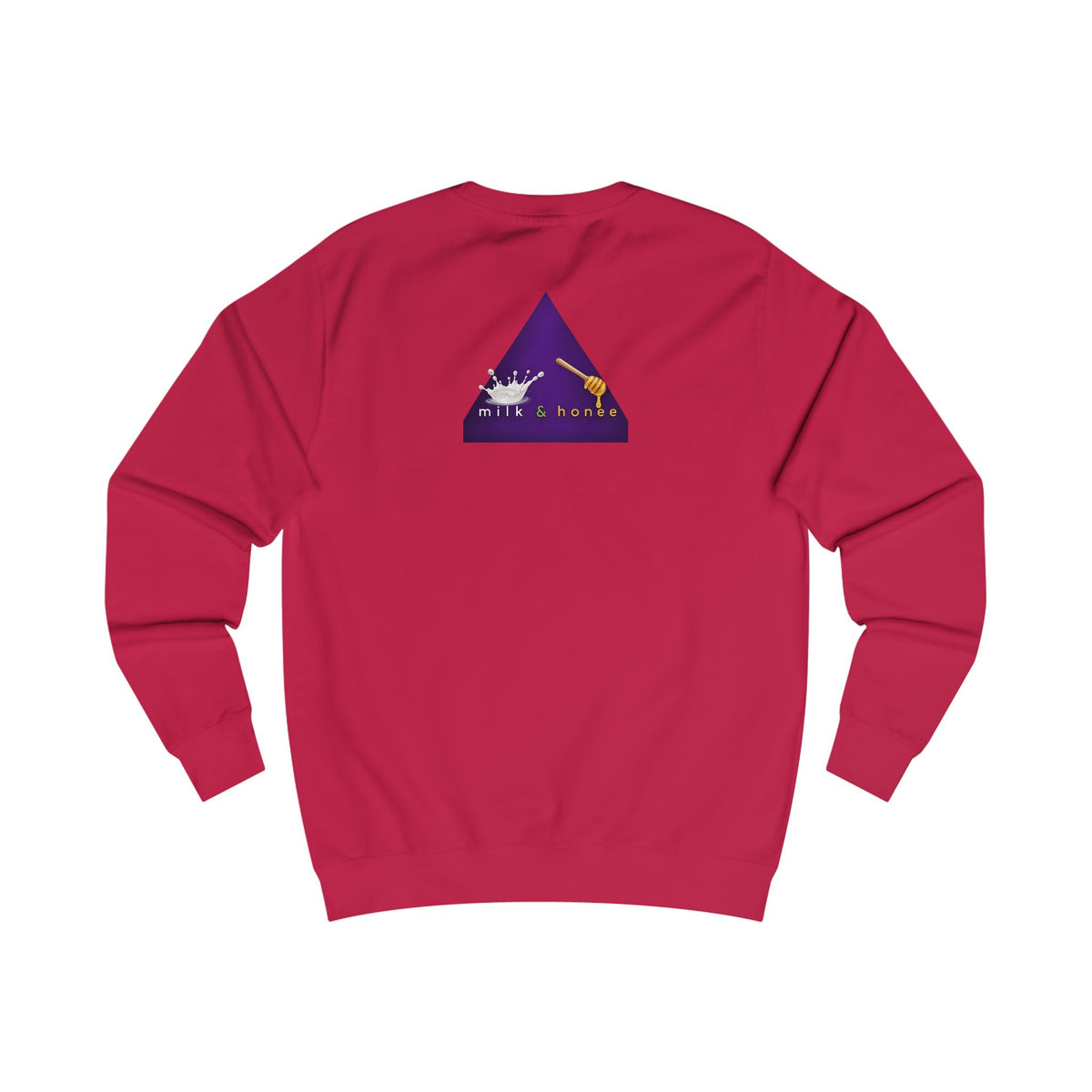 "rich. sweet. thick." Milk & Honee Graphic Crewneck