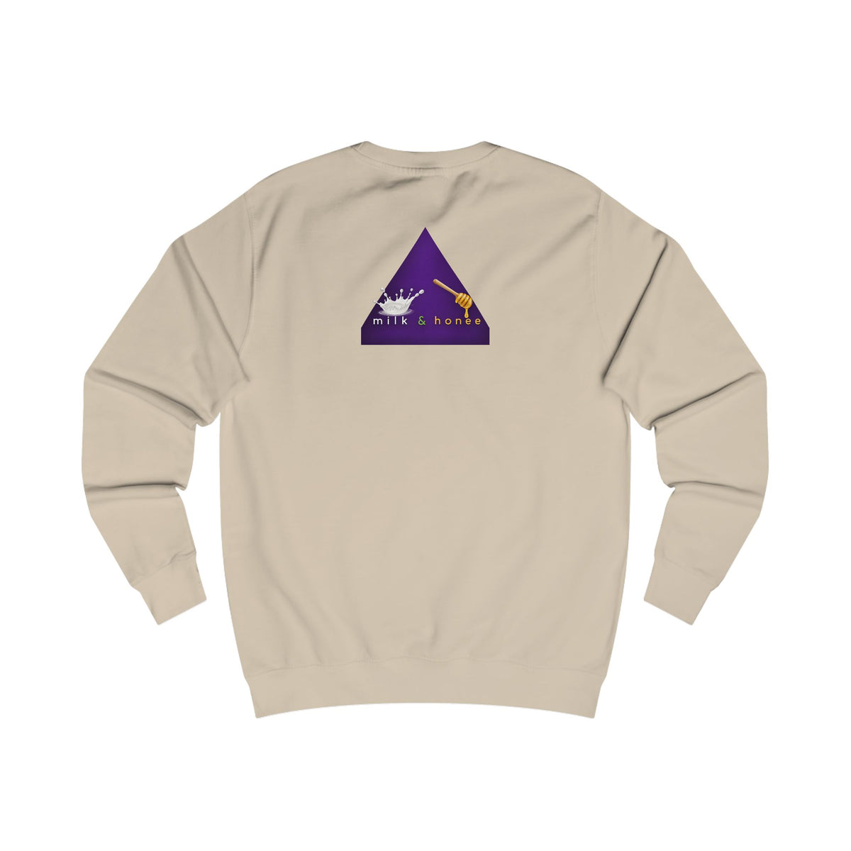 "rich. sweet. thick." Milk & Honee Graphic Crewneck