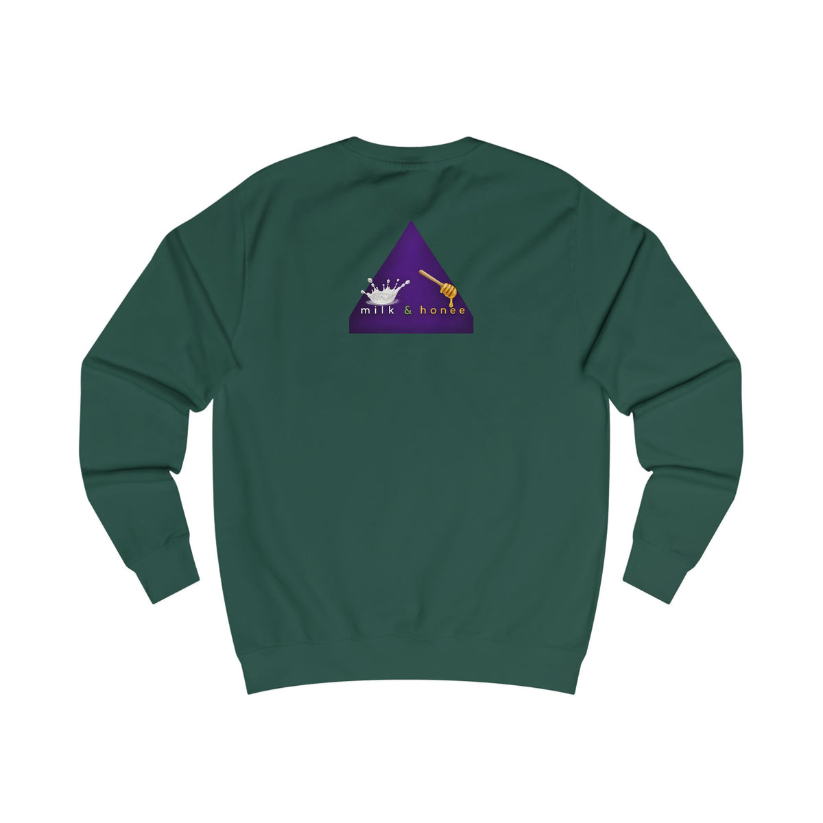 "rich. sweet. thick." Milk & Honee Graphic Crewneck