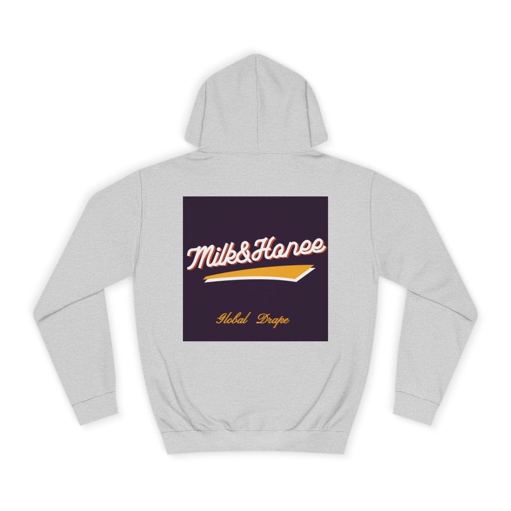M&H Hoodie — "Drape" Graphic College Pullover