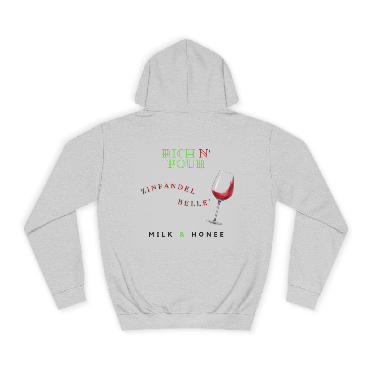Wine Club Hoodie — "M&H Zinner 2" Graphic College Pullover