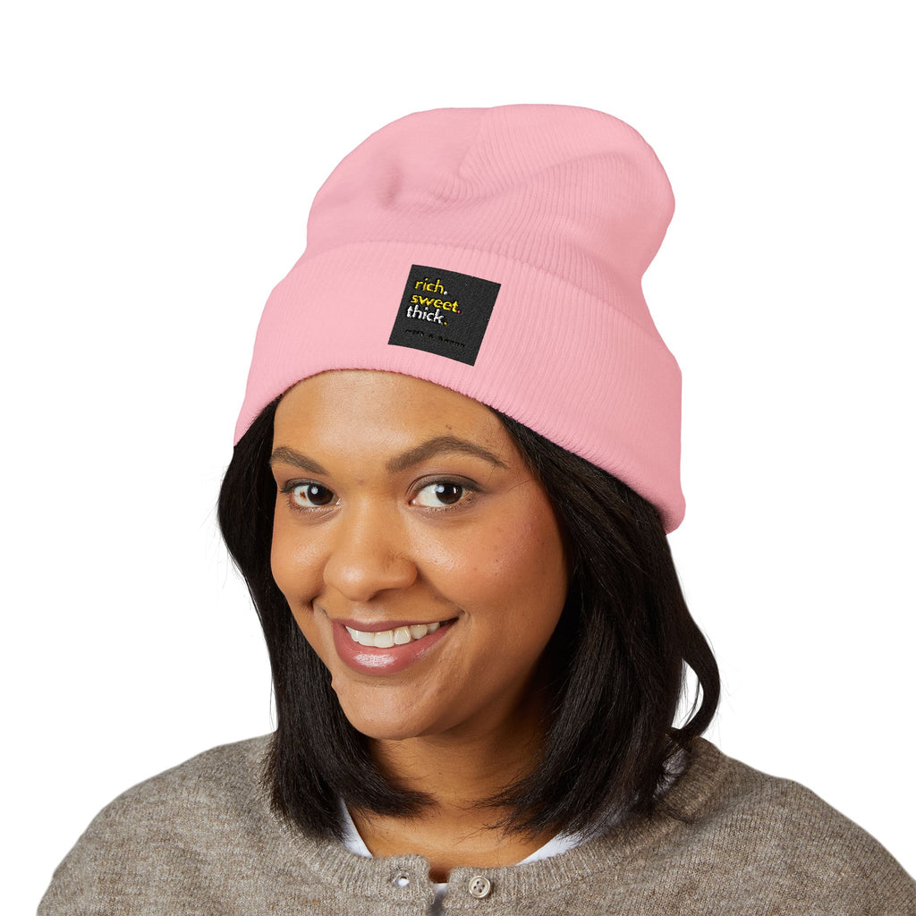 RICH SWEET THICK Beanie — Minimal Adventure Cuffed Hat