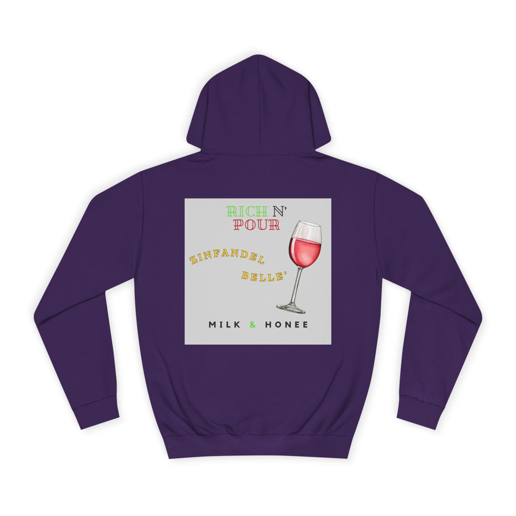 Wine Club Hoodie — "M&H Zinner" Graphic College Pullover