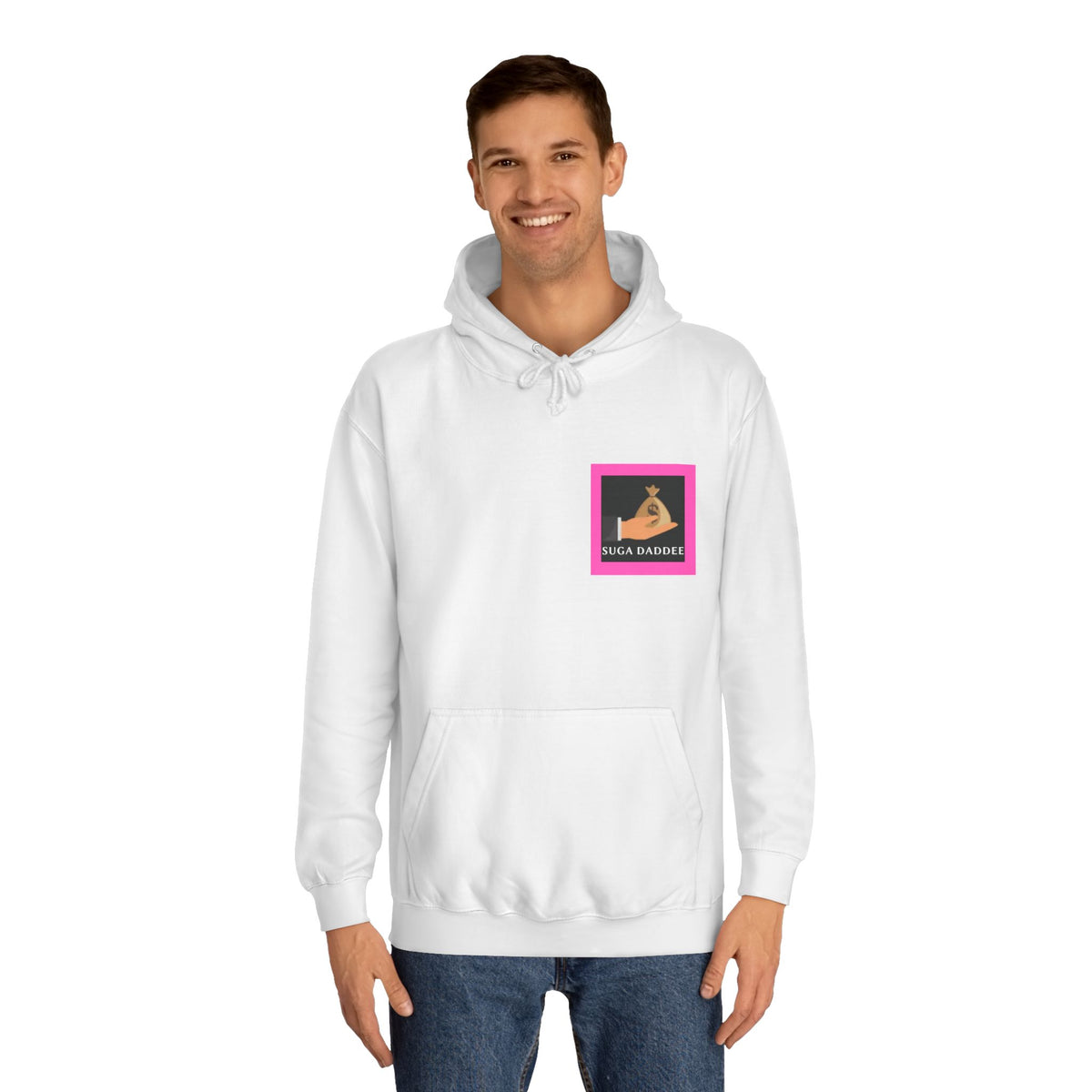 College Hoodie — Retro Neon 'Royale' Graphic Pullover