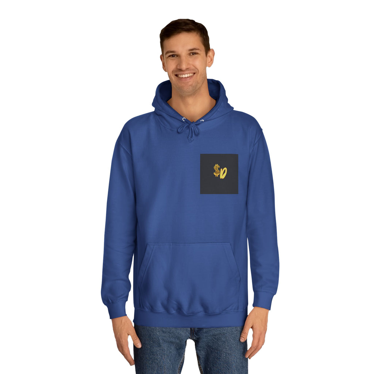 College Hoodie — Retro 'Kiss' Graphic Pullover