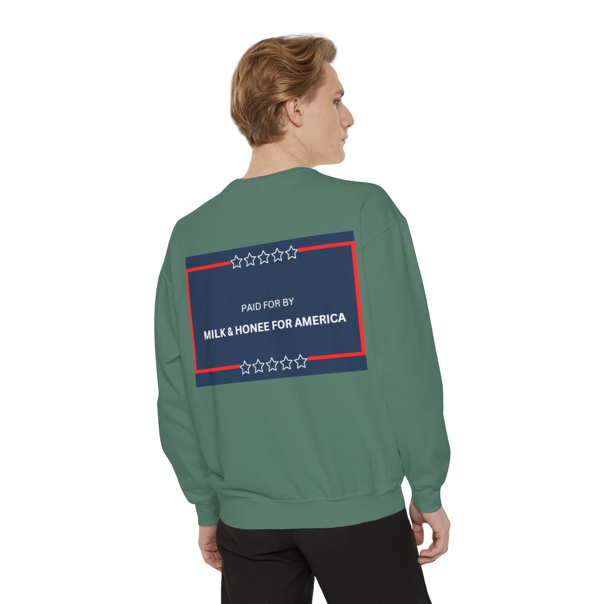 FAFO 2026 Sweatshirt — Political Parody Crewneck (Milk & Honee for America)