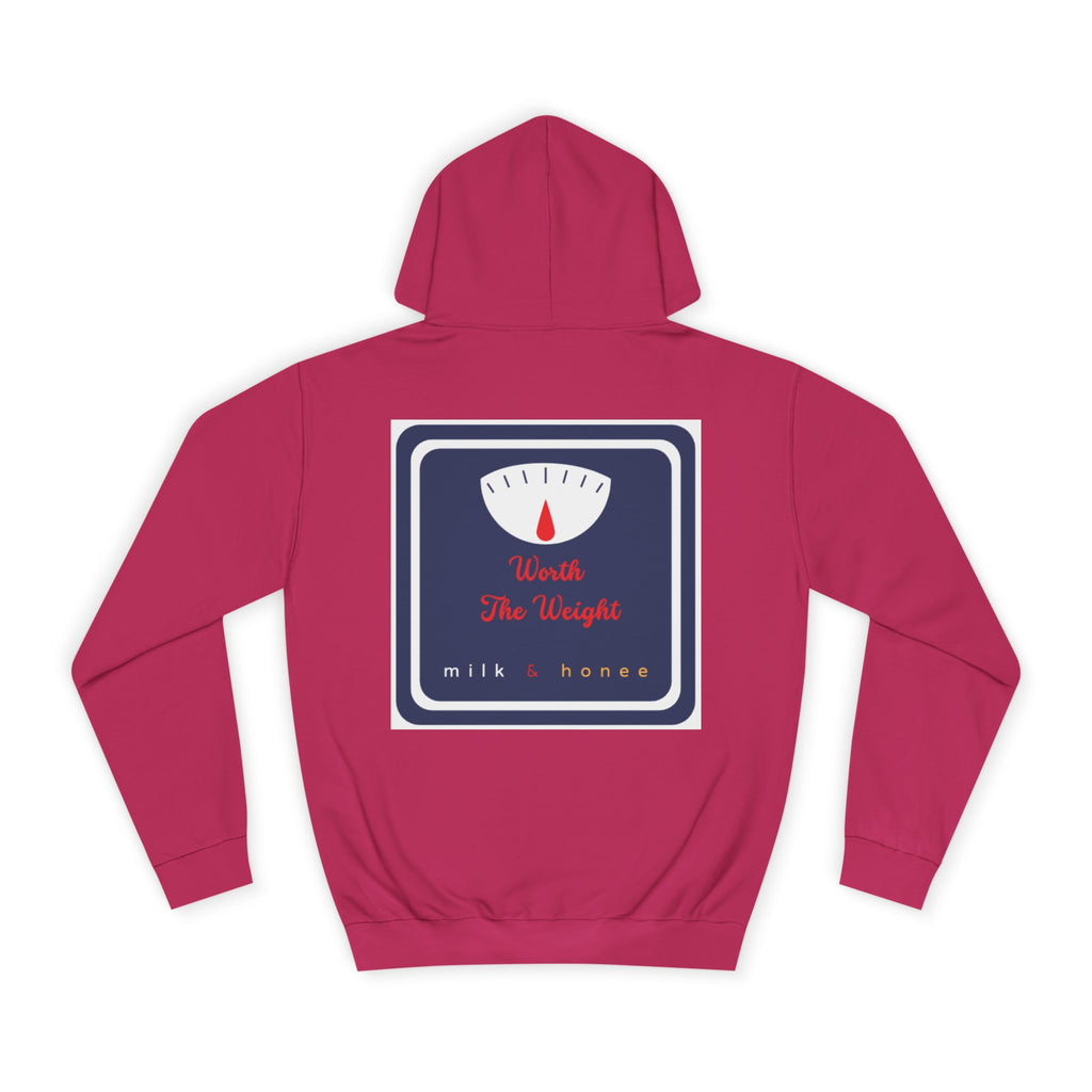 M&H Hoodie — "Worth" Graphic College Pullover