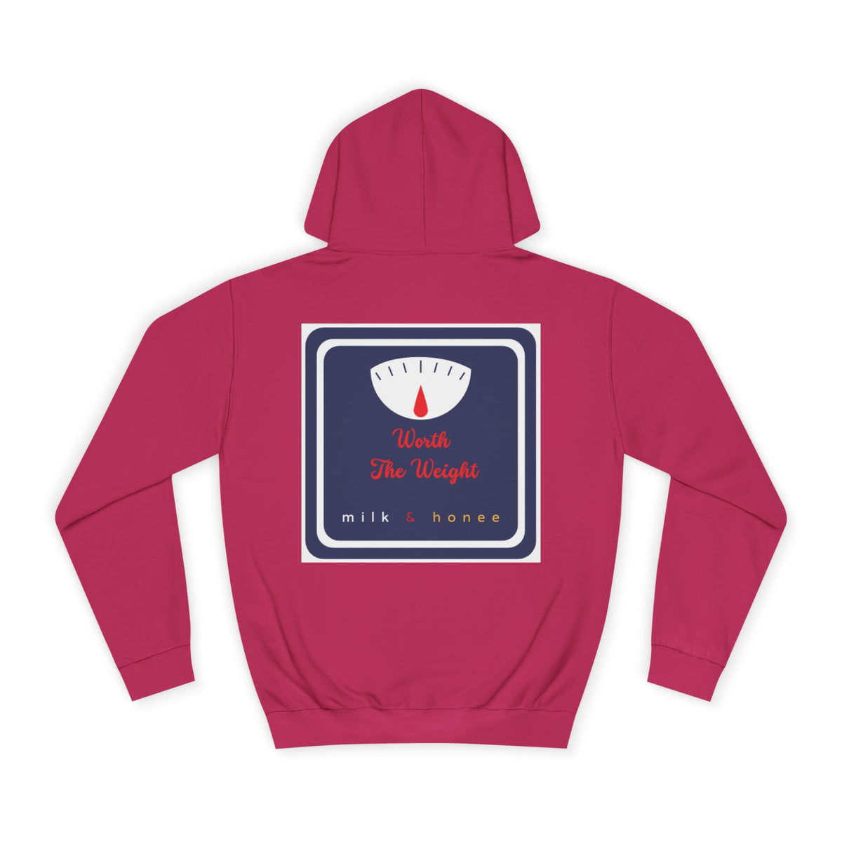 M&H Hoodie — "Worth" Graphic College Pullover