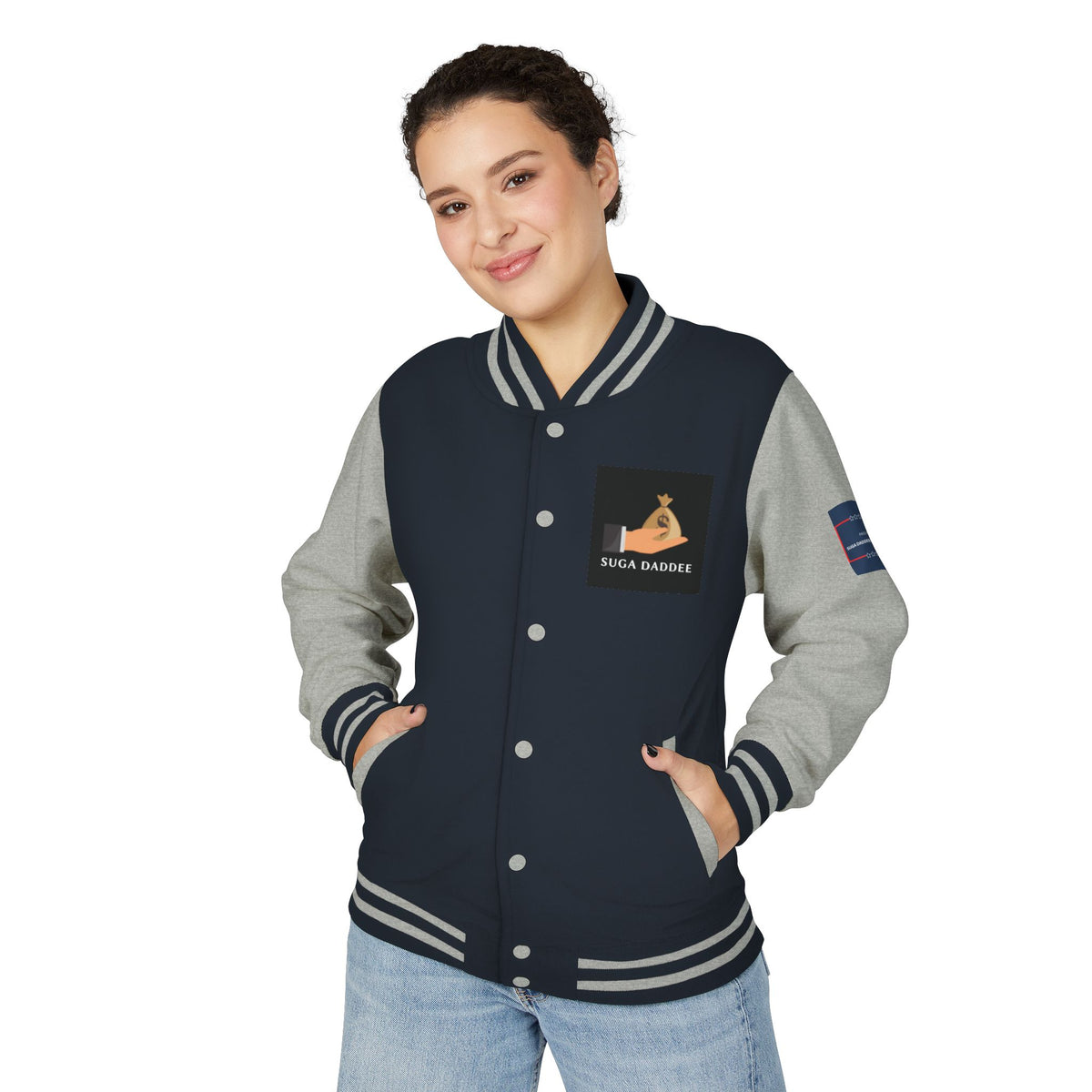 Letterman Jacket -SD Logo 2027 Varsity Style Red & White