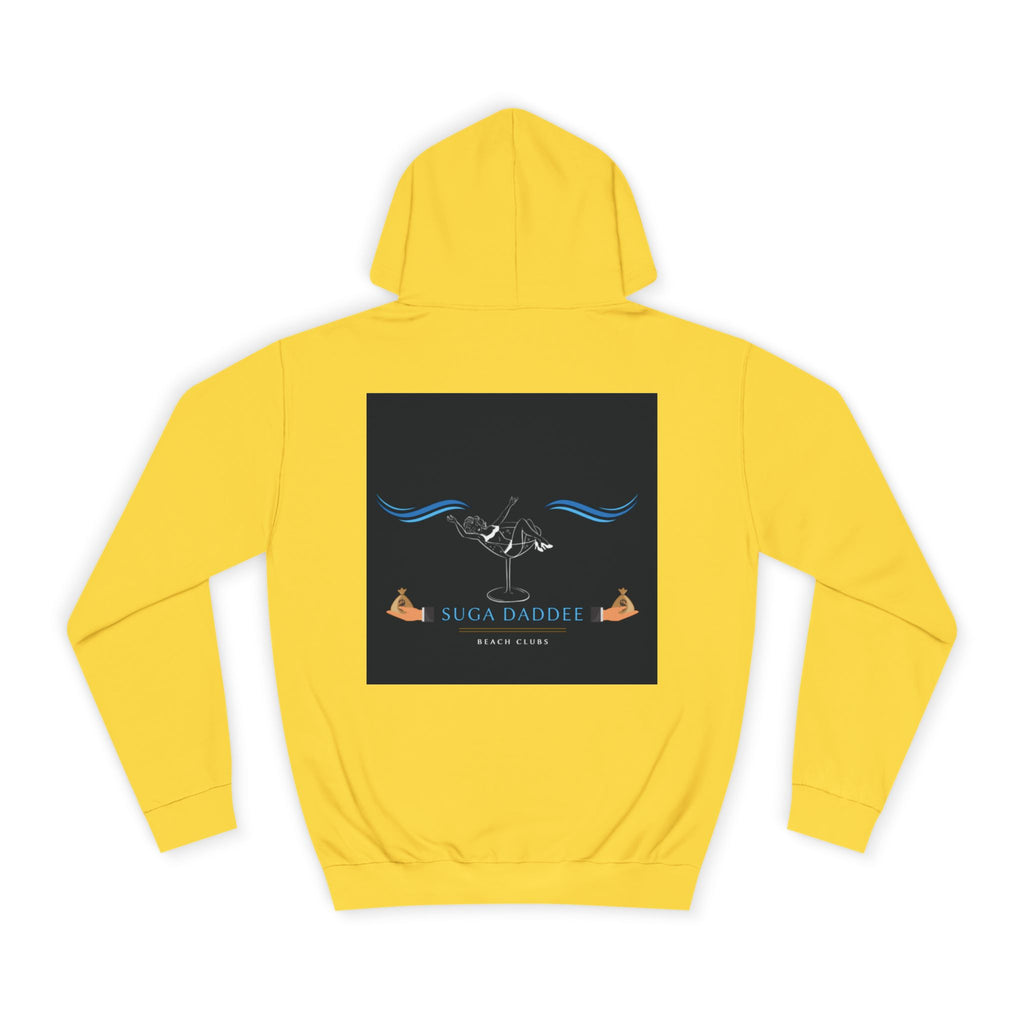 College Hoodie — Retro 'Beach Club' Graphic Pullover