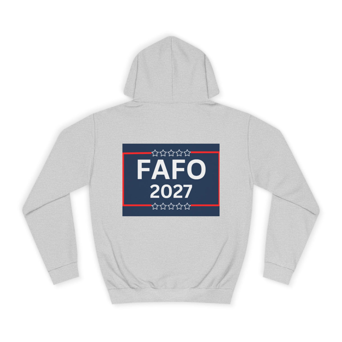 College Hoodie — Retro 'FAFO' Graphic Pullover