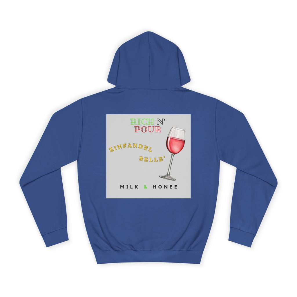 Wine Club Hoodie — "M&H Zinner" Graphic College Pullover