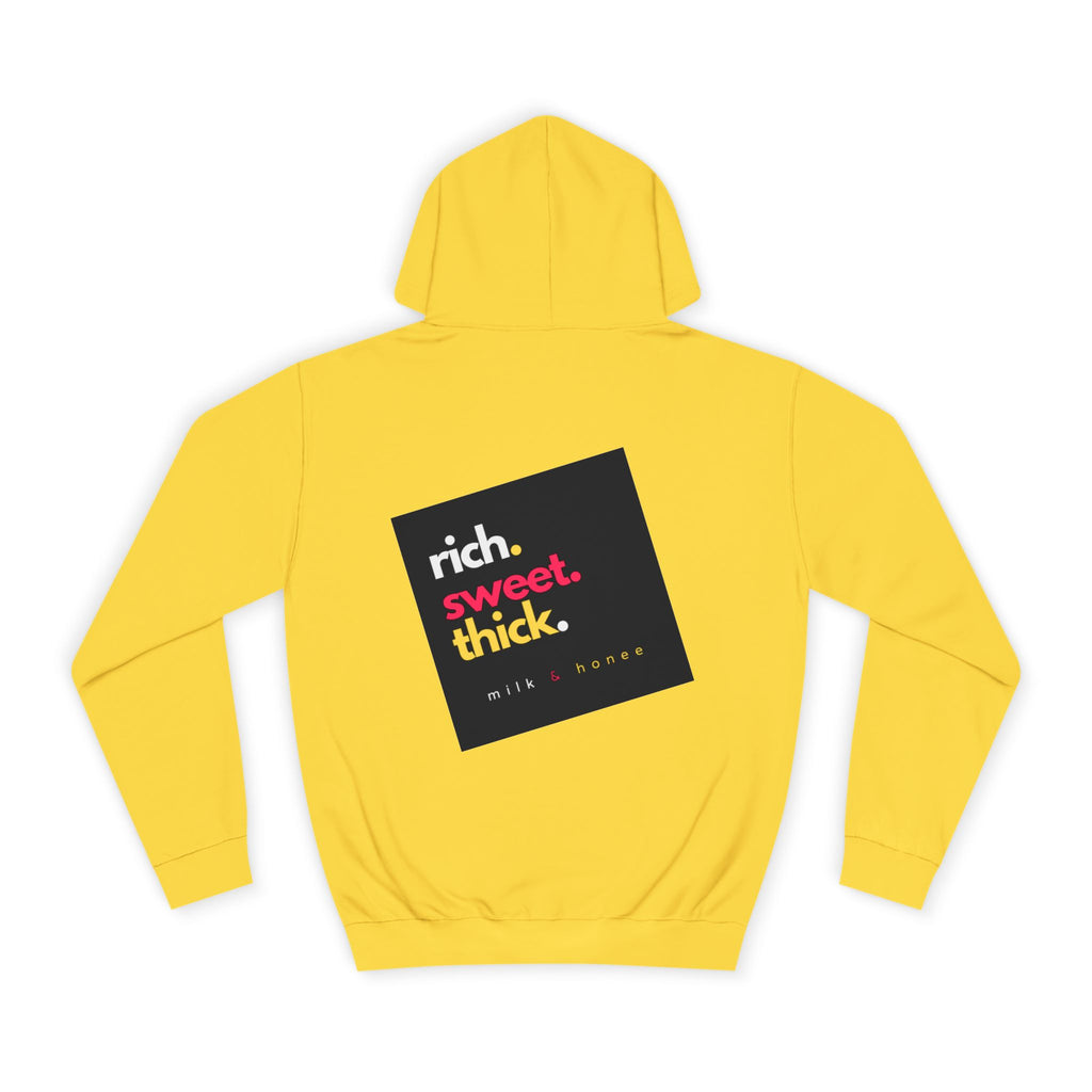 "Rich Sweet Thick" Graphic College Pullover