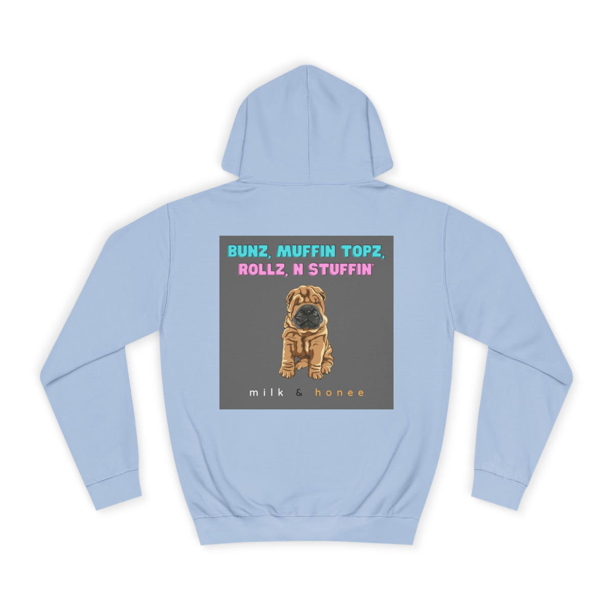 M&H Hoodie — "Muffin Topz" Graphic College Pullover
